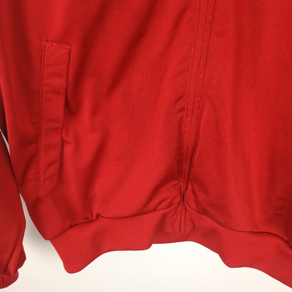 Adidas Prodigy SC Track Jacket Mens Medium Red Full Zip Soccer Sporty Athletic - Picture 5 of 12